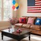 6Pack Patriotic Picks, Artificial Red White and Blue Berry Stem Picks, Patriotic Centerpieces for Tables Decorations, 4th of July Flowers American Decor for Home Independence Day (6)